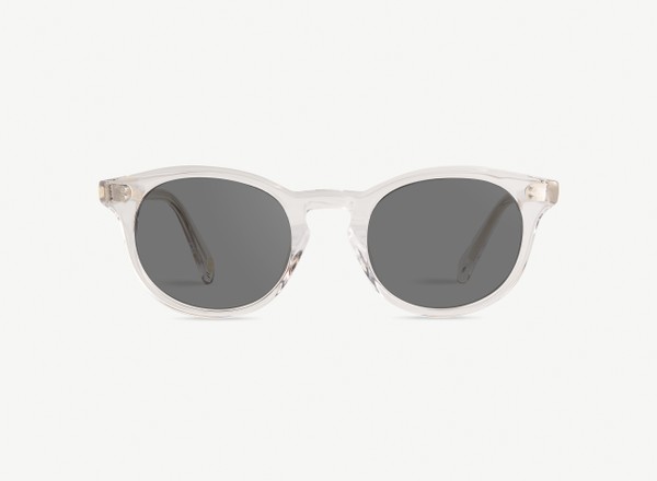 Front view of a pair of eyeglasses called the Artist in Crystal