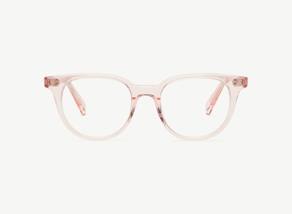 Front view of a pair of eyeglasses called the Aesthete in Soda