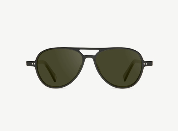 Front view of a pair of eyeglasses called the Radical in Black