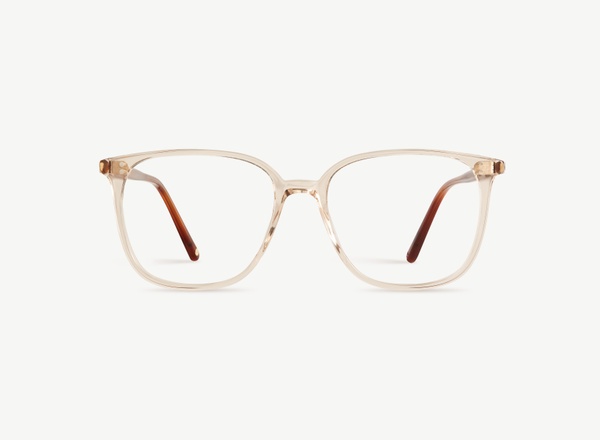 Front view of a pair of eyeglasses called the Fiance in Sunrise