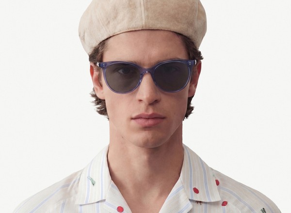 Front view of a pair of eyeglasses called the Perfumer in Midnight