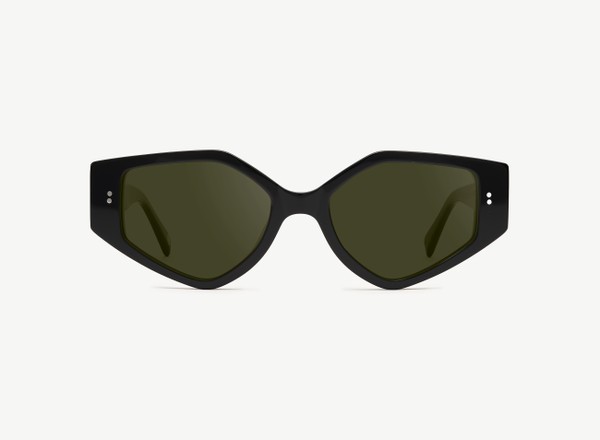 Front view of a pair of eyeglasses called the Violinist in Black