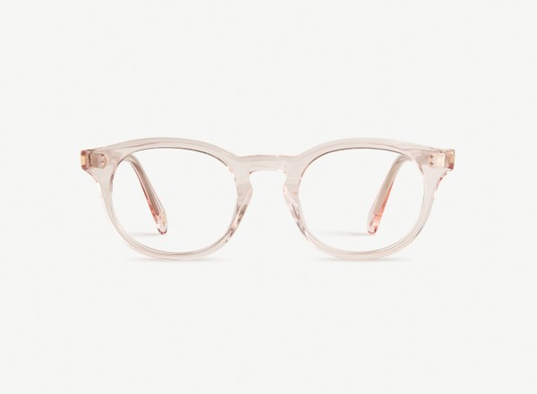 Front view of a pair of eyeglasses called the Artist in Soda