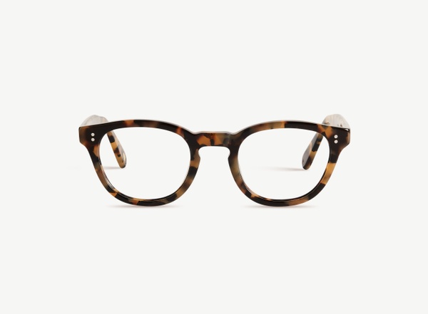 Front view of a pair of eyeglasses called the Character in Camo