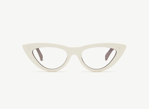 Front view of a pair of eyeglasses called the Beauty in Pearl