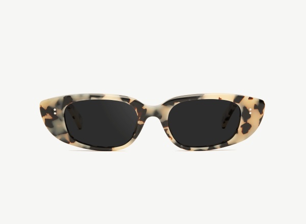 Front view of a pair of eyeglasses called the Darling in Diorite