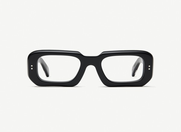 Front view of a pair of eyeglasses called the Ripple in Black