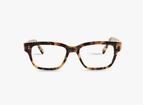 Front view of a pair of eyeglasses called the Exec in Camo
