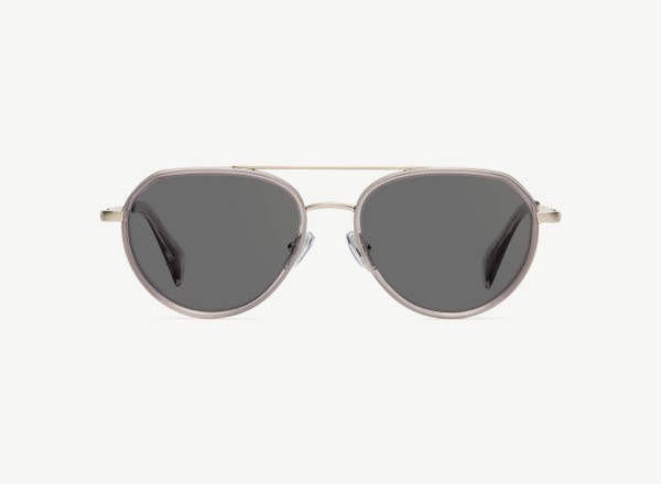 Front view of a pair of eyeglasses called the Voyager in Shadow