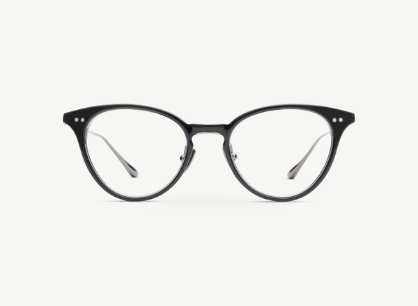 Front view of a pair of eyeglasses called the Melodist in Black