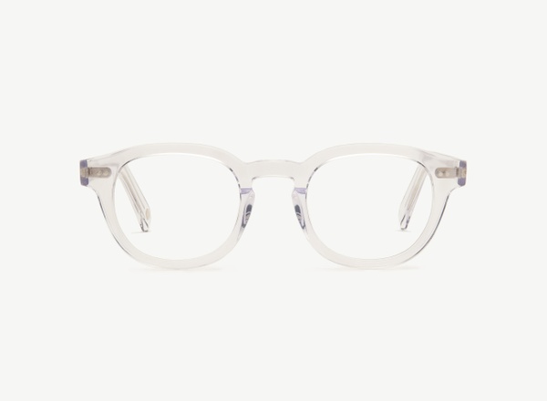 Front view of a pair of eyeglasses called the Performer in Crystal