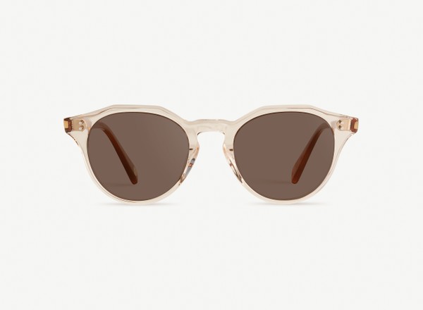 Front view of a pair of eyeglasses called the Maestro in Sunrise