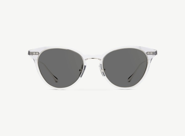 Front view of a pair of eyeglasses called the Melodist in Smoke