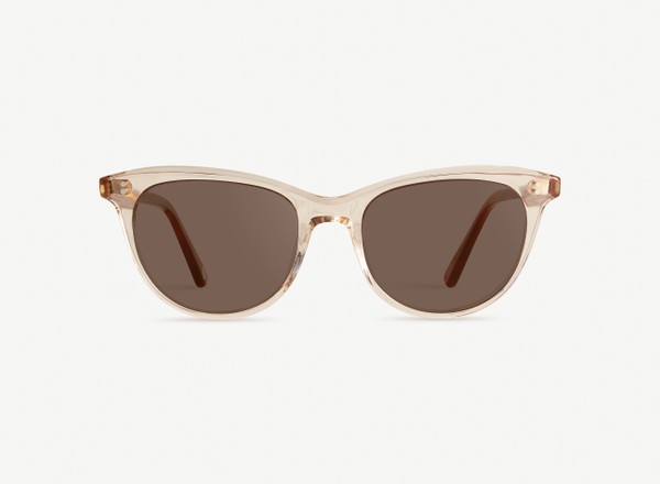 Front view of a pair of eyeglasses called the Ballerina in Sunrise