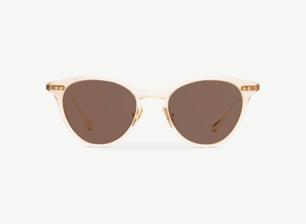 Front view of a pair of eyeglasses called the Melodist in Nude