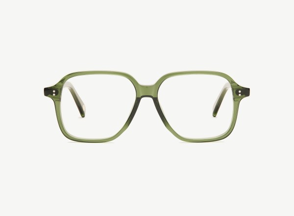 Front view of a pair of eyeglasses called the Legend in Jade