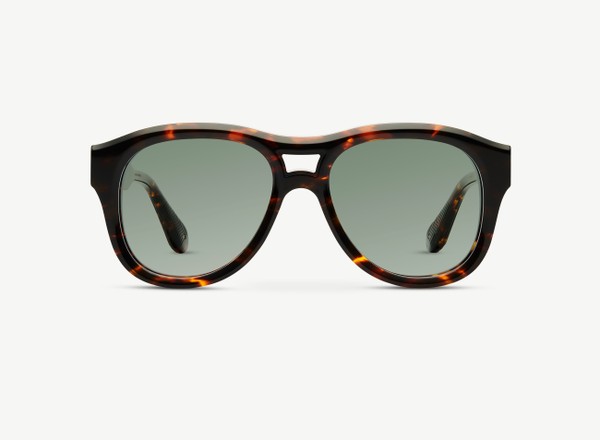 Front view of a pair of eyeglasses called the Salva in Casablanca