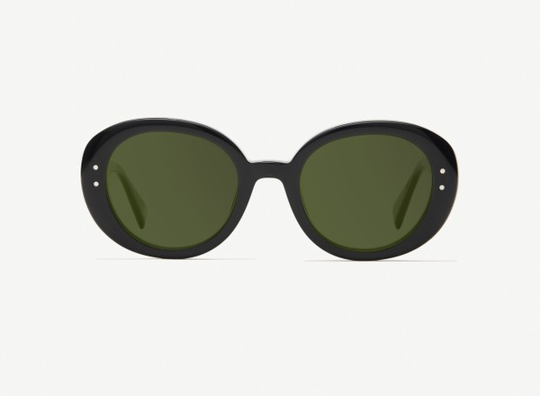 Front view of a pair of eyeglasses called the Collector in Black