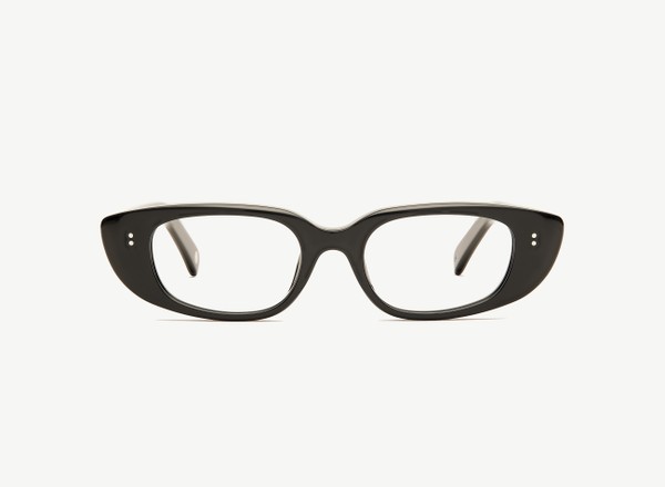 Front view of a pair of eyeglasses called the Darling in Black