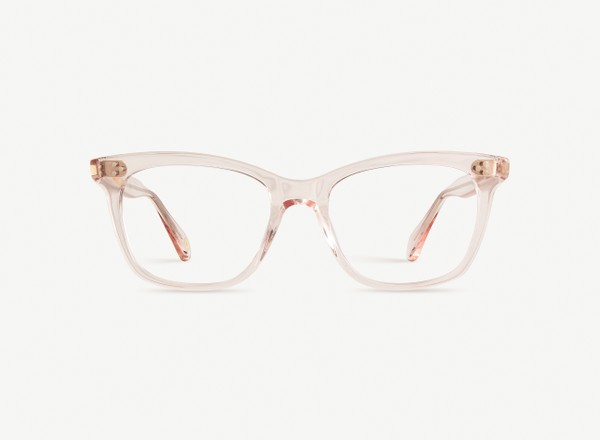 Front view of a pair of eyeglasses called the Model in Soda