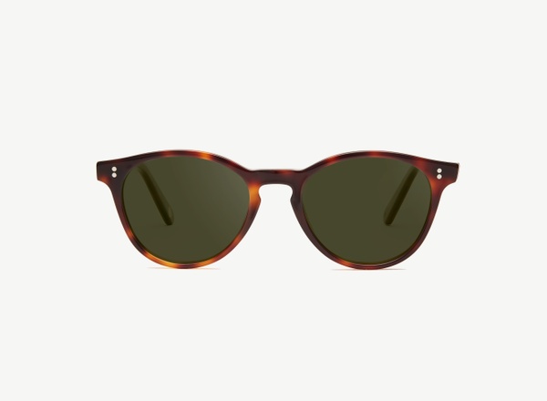 Front view of a pair of eyeglasses called the Fashioner in Cognac