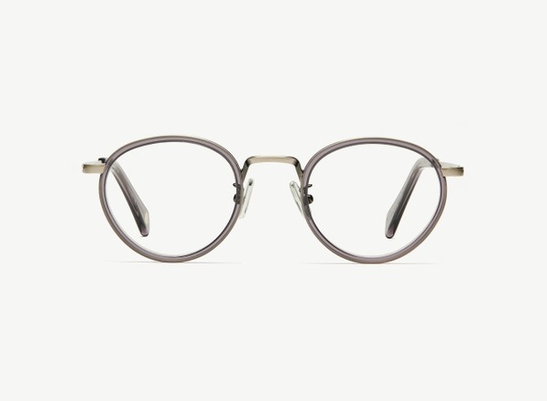Front view of a pair of eyeglasses called the Author in Shadow