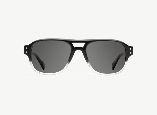 Front view of a pair of eyeglasses called the Submariner in Panda