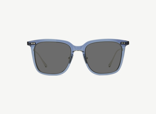 Front view of a pair of eyeglasses called the Manager in Midnight