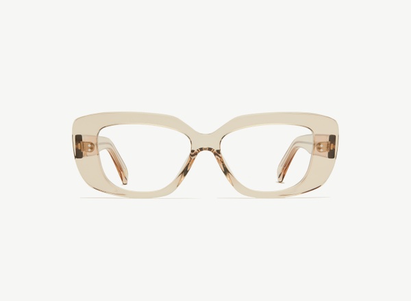 Front view of a pair of eyeglasses called the Actress in Nude