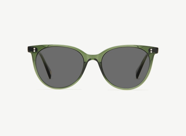 Front view of a pair of eyeglasses called the Perfumer in Jade