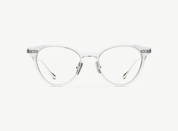 Front view of a pair of eyeglasses called the Melodist in Smoke