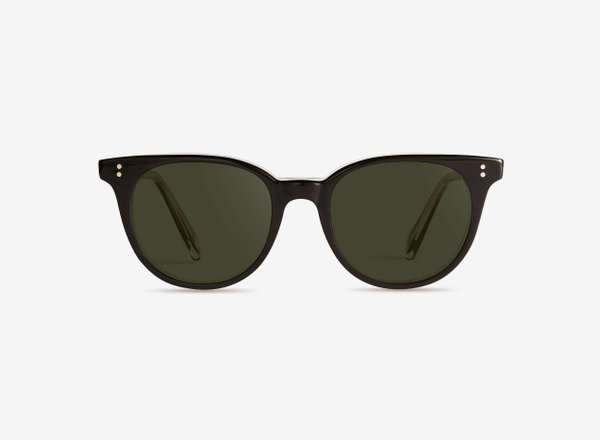 Front view of a pair of eyeglasses called the Aesthete in Black