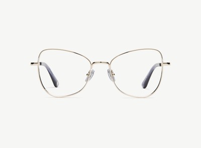 A pair of eyeglasses called the Muse in Silver colour
