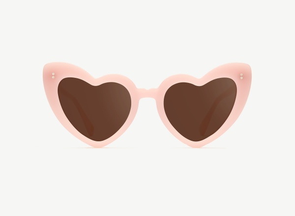 Front view of a pair of eyeglasses called the Donna in Candy