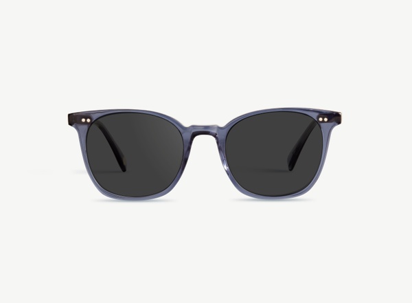 Front view of a pair of eyeglasses called the Pro in Midnight