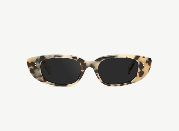 Front view of a pair of eyeglasses called the Darling in Diorite