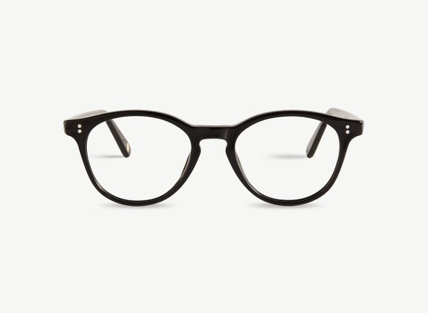 Front view of a pair of eyeglasses called the Fashioner in Black
