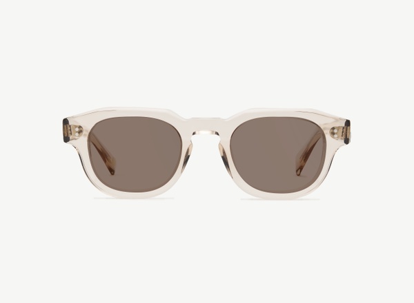 Front view of a pair of eyeglasses called the Cosmonaut in Nude