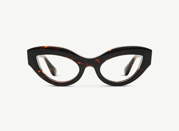 Front view of a pair of eyeglasses called the Mona in Casablanca