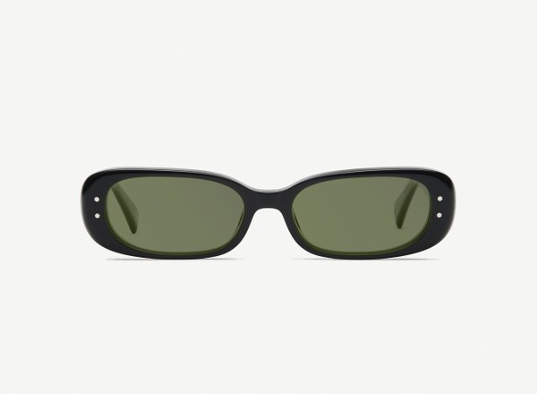 Front view of a pair of eyeglasses called the Nomad in Black