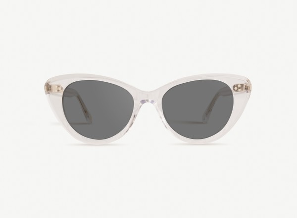 Front view of a pair of eyeglasses called the Icon in Crystal
