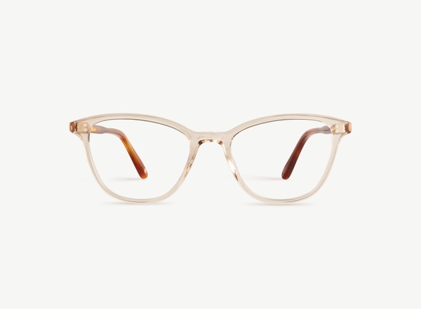 Front view of a pair of eyeglasses called the Dancer in Sunrise