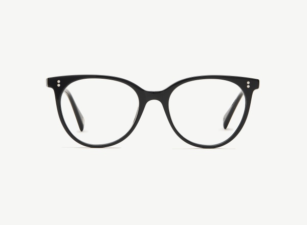 Front view of a pair of eyeglasses called the Perfumer in Black