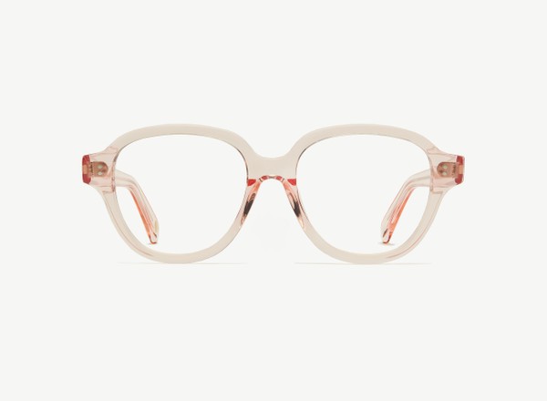 Front view of a pair of eyeglasses called the Altruist in Soda