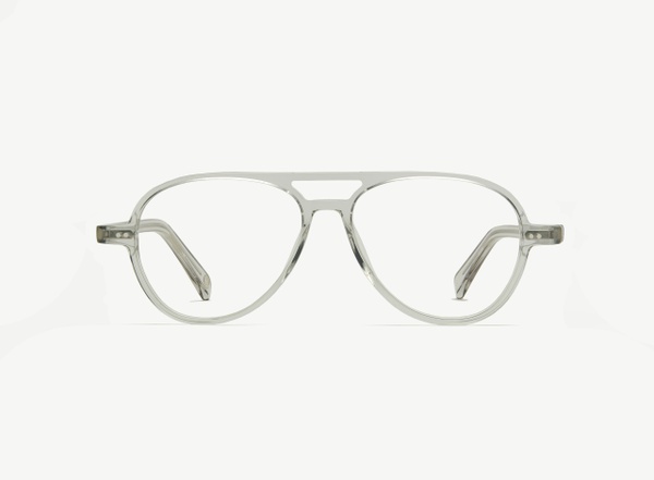 Front view of a pair of eyeglasses called the Radical in Smoke