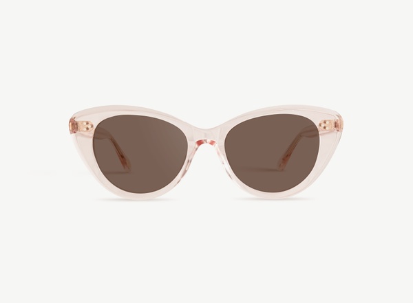 Front view of a pair of eyeglasses called the Icon in Soda