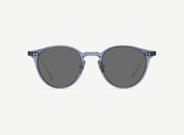 Front view of a pair of eyeglasses called the Lyricist in Midnight