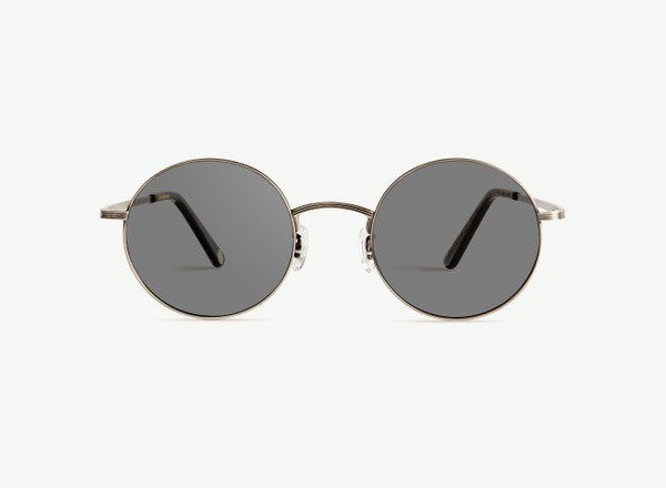 Front view of a pair of eyeglasses called the Stargazer in Gunmetal