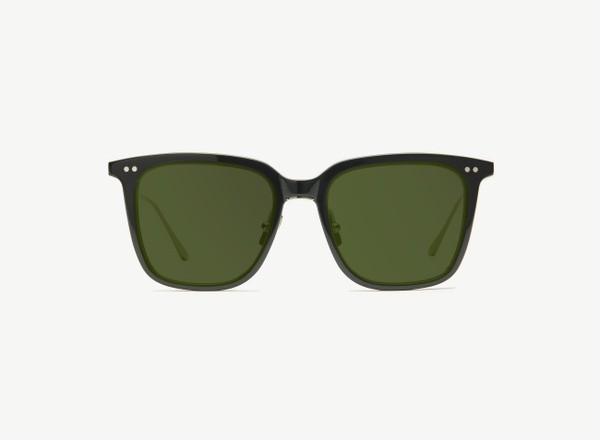 Front view of a pair of eyeglasses called the Manager in Black