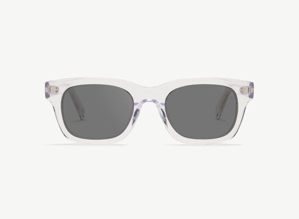 Front view of a pair of eyeglasses called the Partner in Crystal